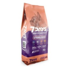 7DAYS 7 Days Balık Etli Kısırlaştırılmış Kedi Maması 10 Kg