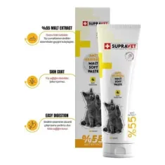 Supravet Anti-Hairball Malt Kedi Macunu 100 gr Tüy Yumağı Engelleyici ( %55 Extra Malt )