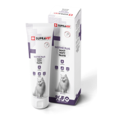 Supravet Biotine Plus Kediler için Tüy Sağlığı Güçlendirici Malt Paste 100 Gr